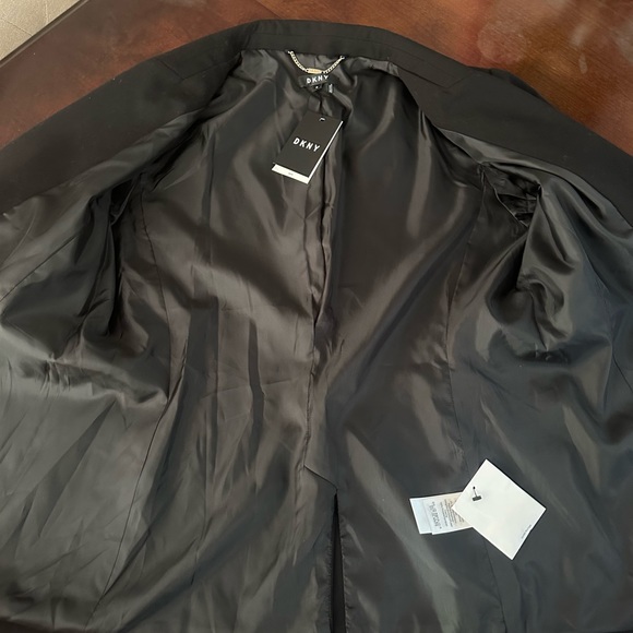 DKNY Women’s Black Blazer Jacket Sz 16 - Picture 4 of 7
